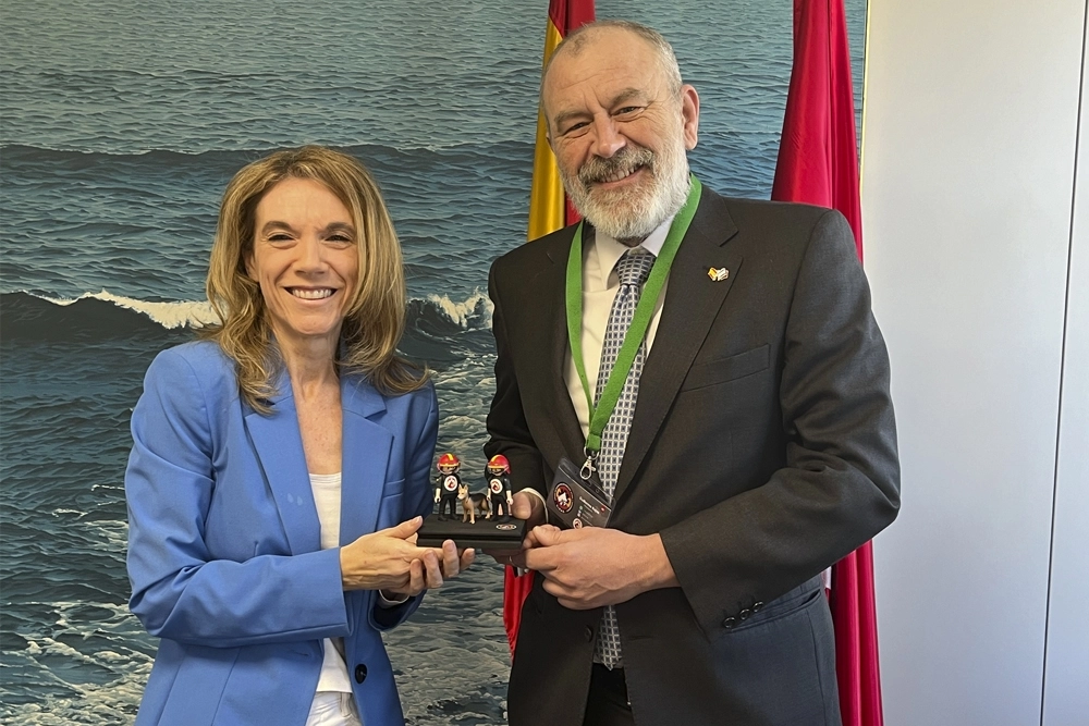 La directora general de Recursos Humanos y Relaciones con la Administración de Justicia, Alejandra Alonso, ha recogido el galardón.