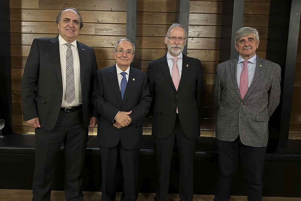 De izda a dcha: Luis Alberto Calvo, Elías Fernando Rodríguez Ferri, Luciano Díez y Juan Francisco García Marín.