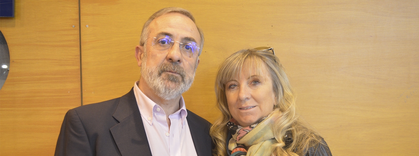 José Ramón Escribano, presidente de Amvac y Ana Pérez, vicepresidenta de Colvema y jefa de coordinación de Salud Pública de Madrid Salud