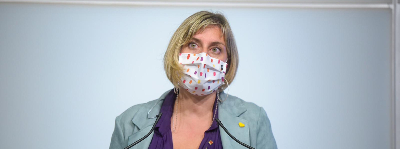 Alba Vergés, consellera de Salud de la Generalitat de Cataluña.