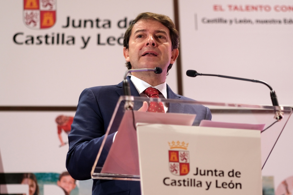 Alfonso Fernández Mañueco, presidente de la Junta de Castilla y León.