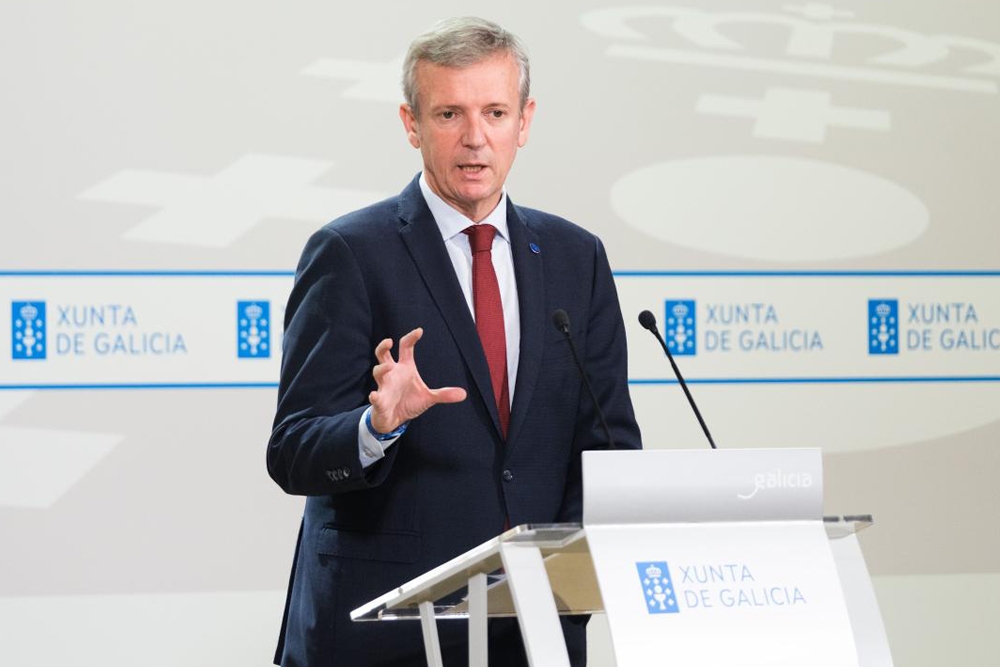 Alfonso Rueda, presidente de la Xunta de Galicia.