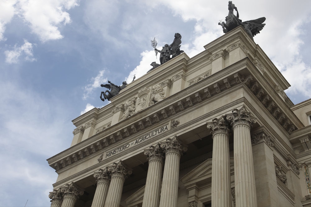 Fachada del Ministerio de Agricultura, Pesca y Alimentación (Alfonso Neira/Animal's Health).
