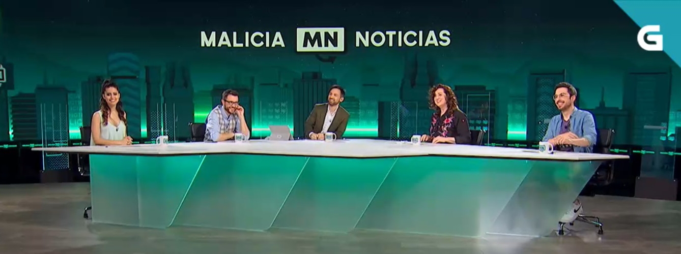 Imagen del programa de la Televisión de Galicia Malicia Noticias.
