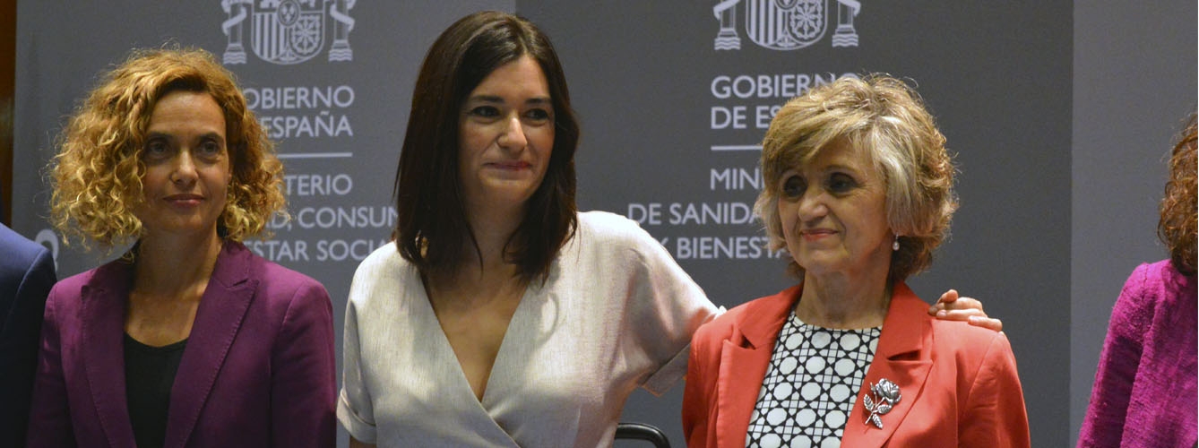 María Luisa Carcedo toma posesión como ministra de Sanidad