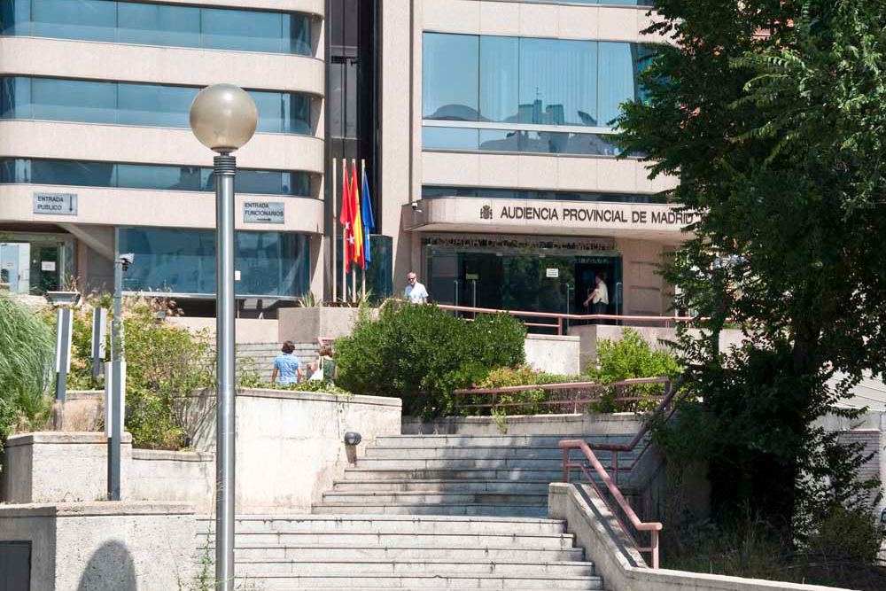 Sede de la Audiencia Provincial de Madrid.