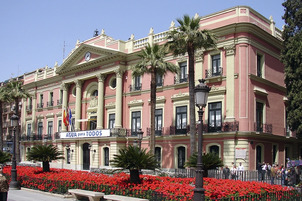 Sede del Ayuntamiento de Murcia.