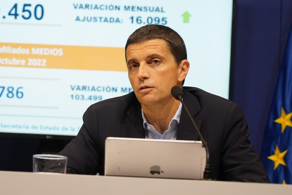 Borja Suárez, secretario de Estado de la Seguridad Social.