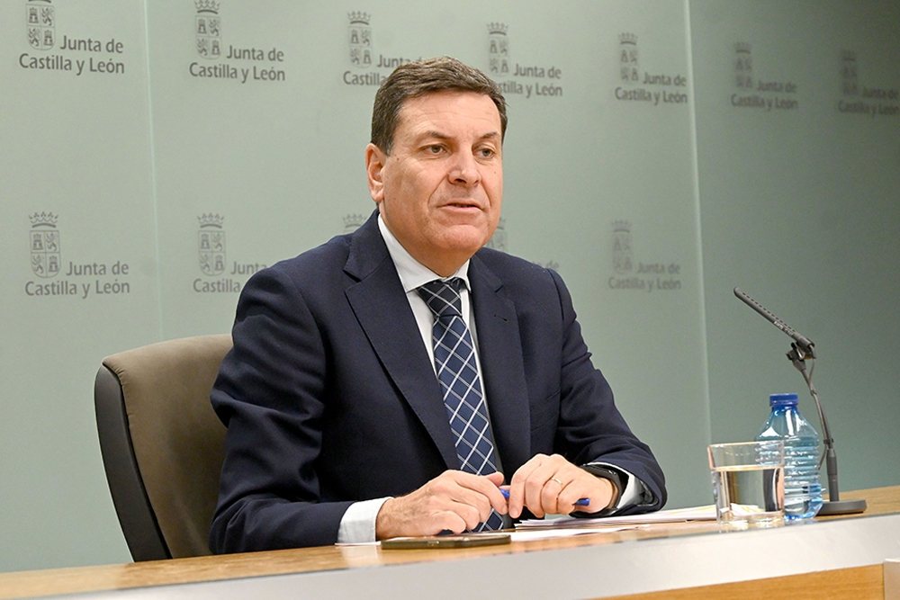 Carlos Fernández, portavoz de la Junta de Castilla y León.
