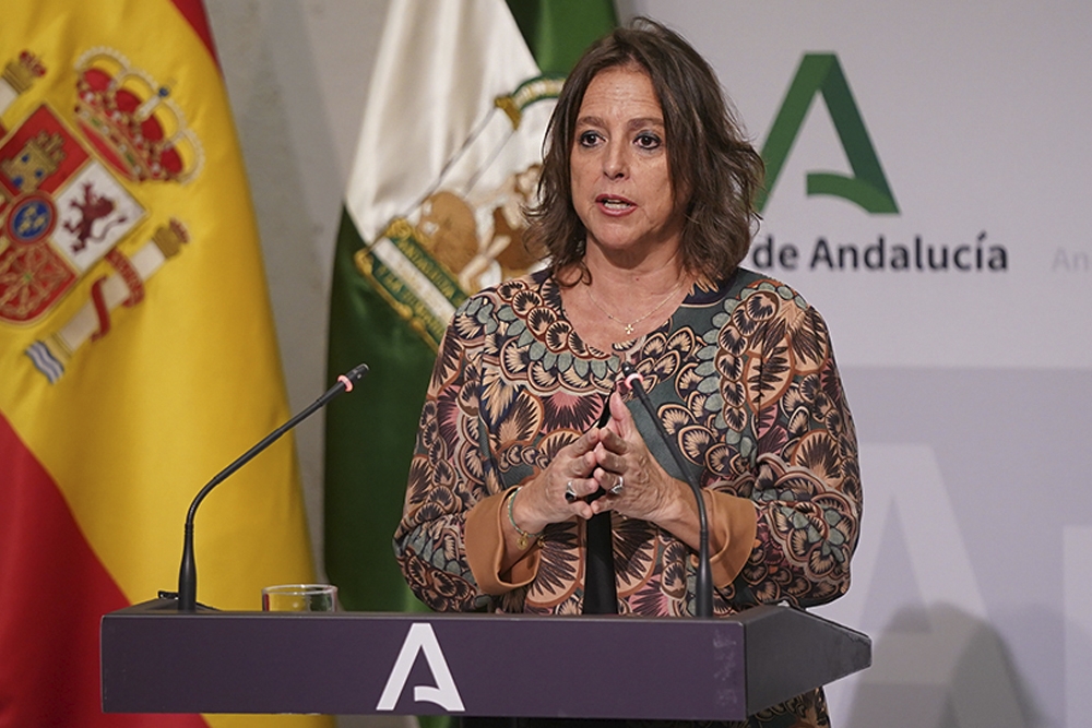 Catalina García, consejera de Salud de Andalucía.