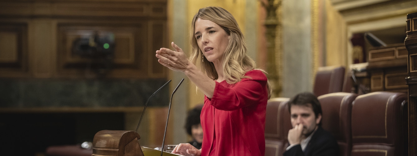 Cayetana Álvarez de Toledo, portavoz del Grupo Parlamentario Popular en el Congreso.