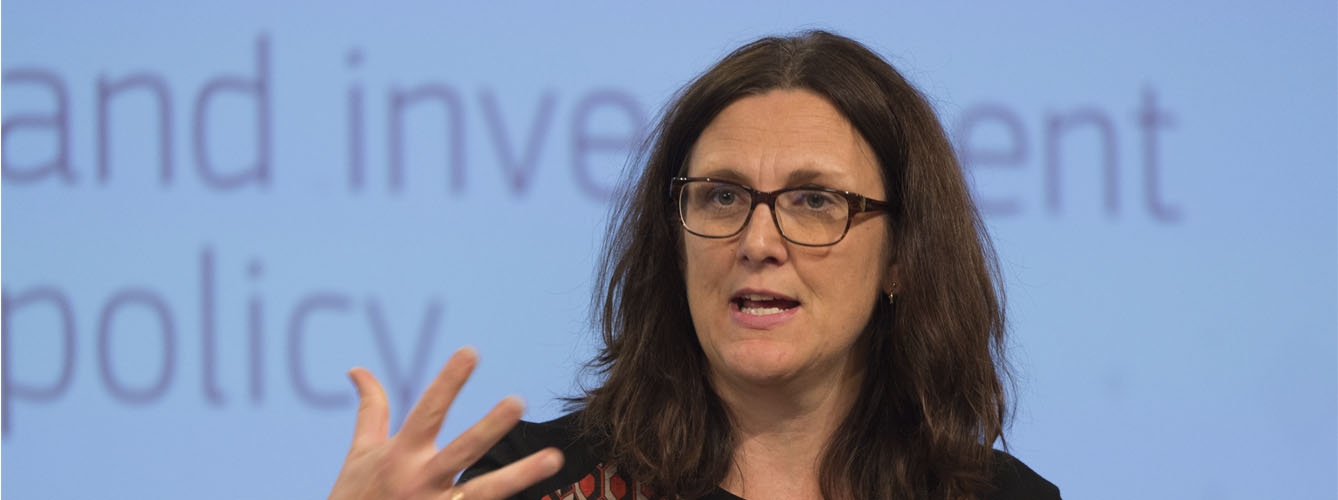Cecilia Malmström, comisaria de Comercio de la Unión Europea