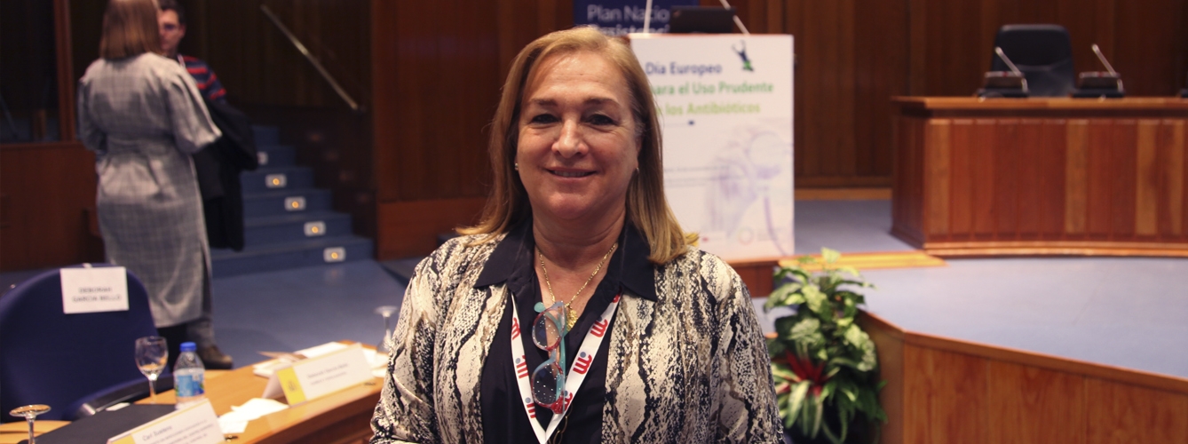 Cristina Muñoz, jefa de servicio del Departamento de Medicamentos Veterinarios de la Aemps y coordinadora del PRAN.