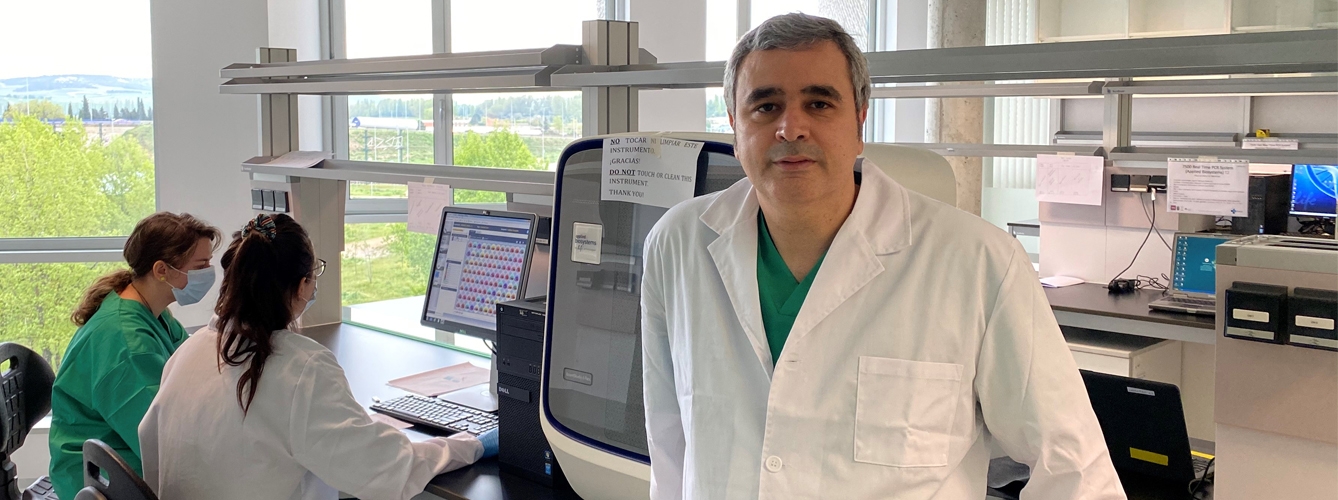 David Rodríguez-Lázaro, veterinario, profesor titular y director del Área de Microbiología de la Facultad de Ciencias de la Universidad de Burgos.