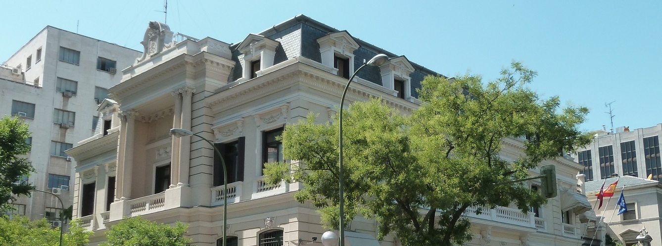 El Palacio de Borghetto, sede de la Delegación del Gobierno en la Comunidad de Madrid.