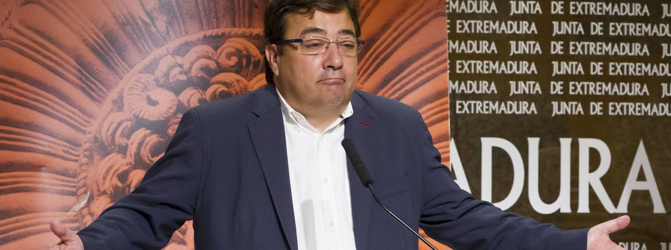Guillermo Fernández Vara, presidente de la Junta de Extremadura.