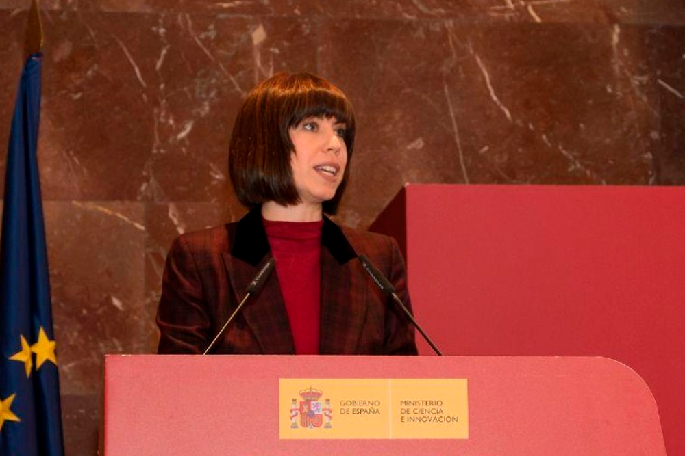 Diana Morant, Ministra de Ciencia e Innovación de España.