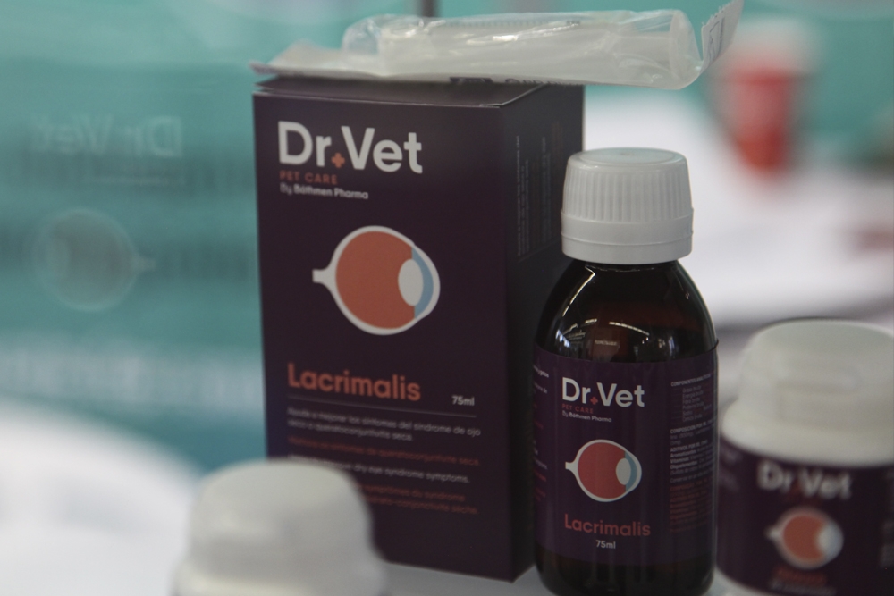 Dr+Vet presentará en el Congreso SEOVET la nueva formulación de Lacrimalis que potencia su efecto para mejorar la calidad de la lágrima de los pacientes.