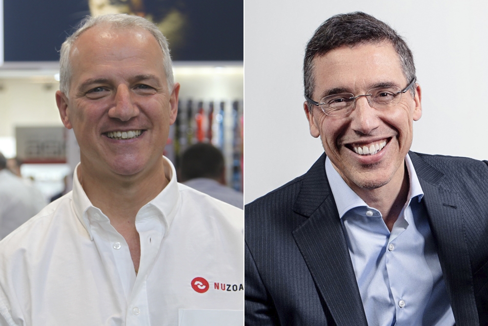 Ramón Esteban, director general de Nuzoa, y Enrico Bastianelli, director ejecutivo de Theravet.