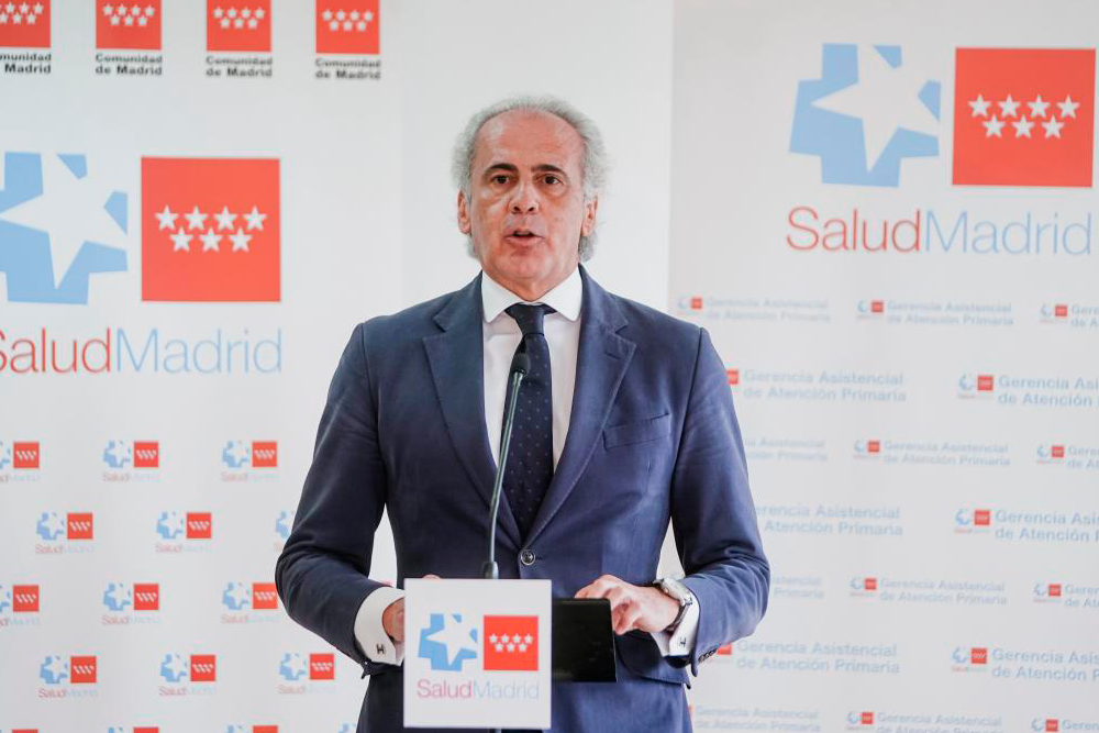Enrique Ruiz Escudero, consejero de Sanidad de la Comunidad de Madrid.