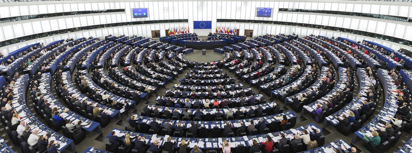 Hemiciclo del Parlamento Europeo.