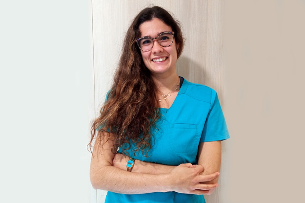 Eva Vidal, veterinaria experta en rehabilitación y fisioterapia animal.