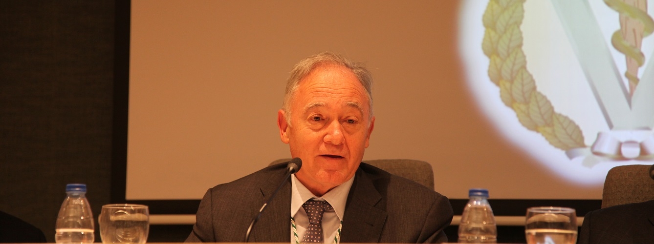 Felipe Vilas, presidente del Colegio Oficial de Veterinarios de Madrid.