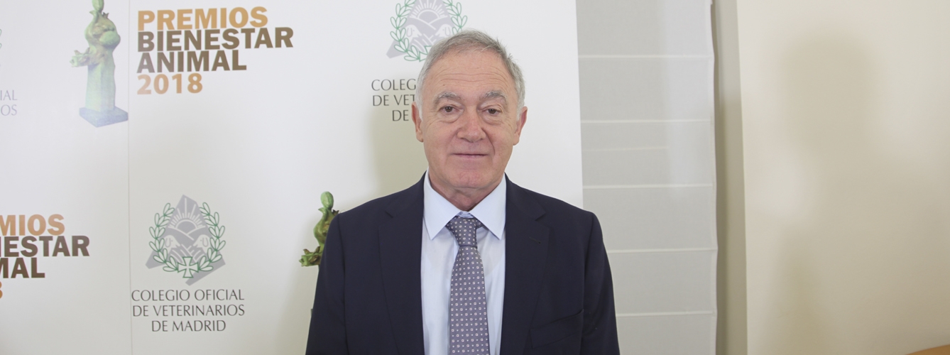 Felipe Vilas, presidente del Colegio de Veterinarios de Madrid. 