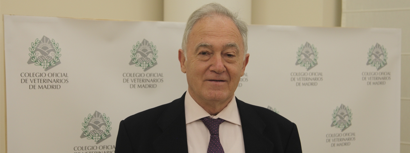 Felipe Vilas, presidente del Colegio de Veterinarios de Madrid.