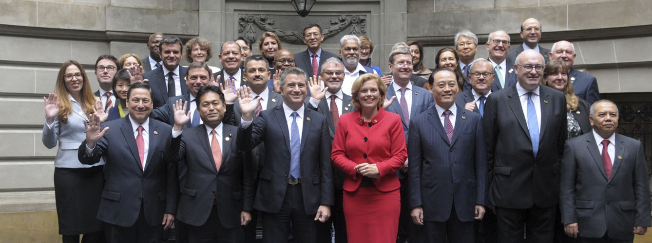 Los ministros de Agricultura que formaron parte de la última reunión del G20 en Argentina.