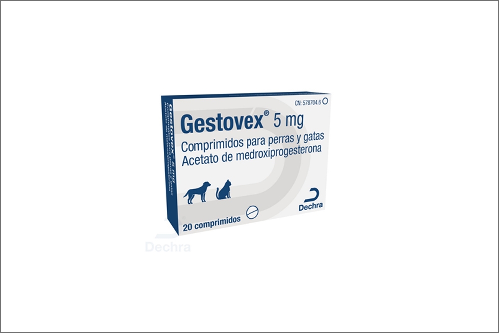 Gestovex de Dechra está disponible en envases de 20 comprimidos de 5 mg.
