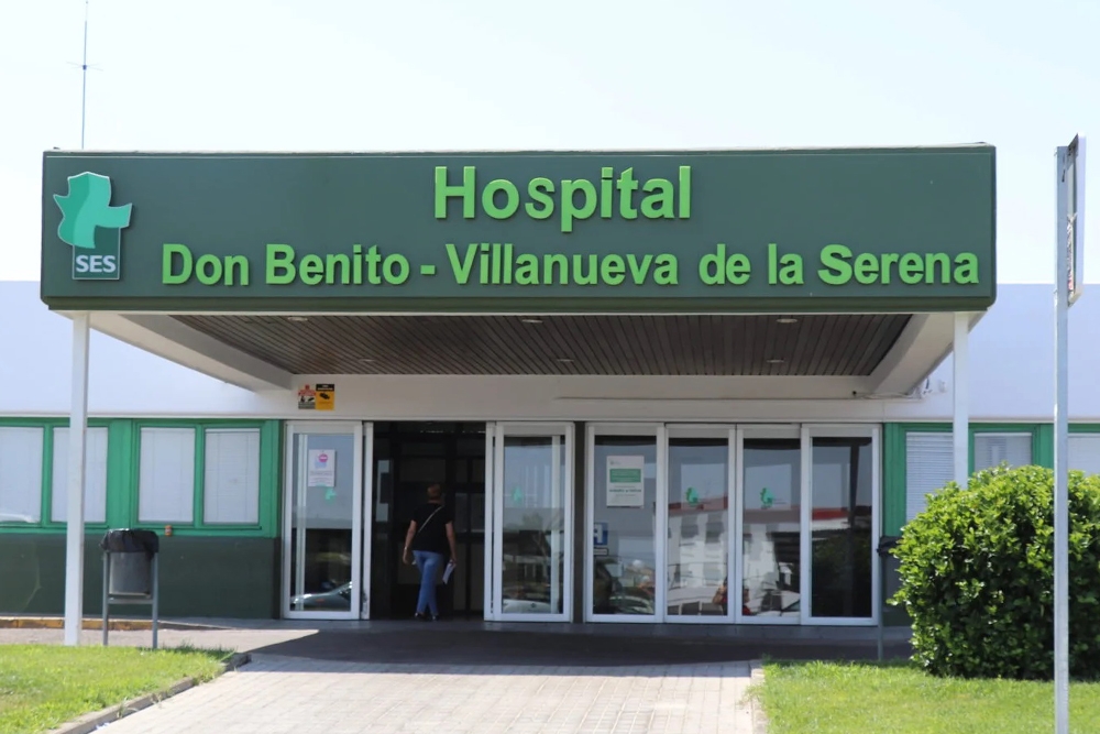 El paciente está ingresado en el Hospital de Don Benito-Villanueva.