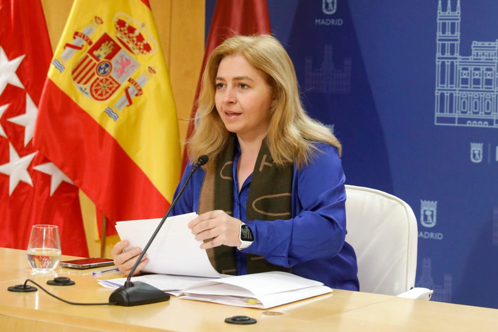 Inmaculada Sanz, portavoz del Gobierno del Ayuntamiento de Madrid.