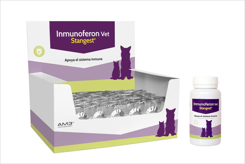 Inmunoferon Vet de Stangest es un suplemento nutricional para reforzar el sistema inmune de perros y gatos.
