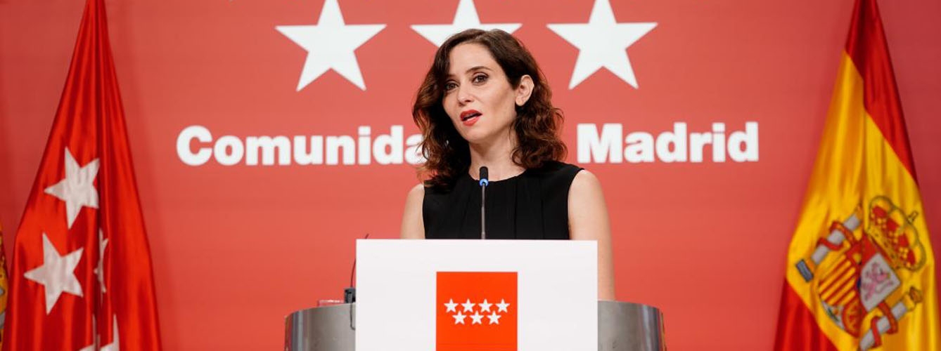 Isabel Díaz Ayuso, presidenta de la Comunidad de Madrid.
