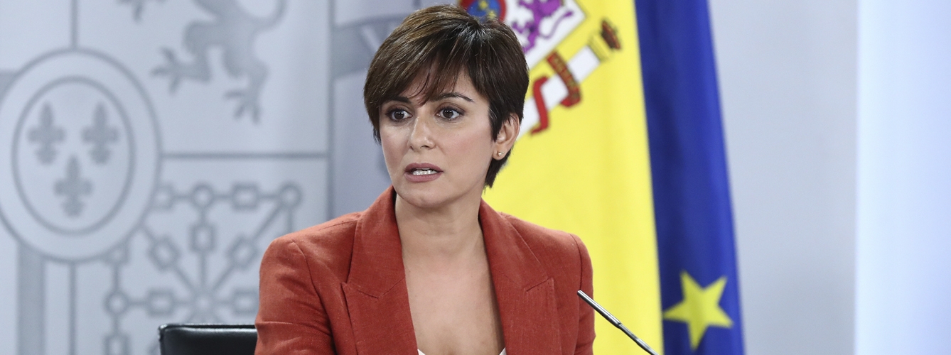 Isabel Rodríguez, ministra de Política Territorial y portavoz del Gobierno.