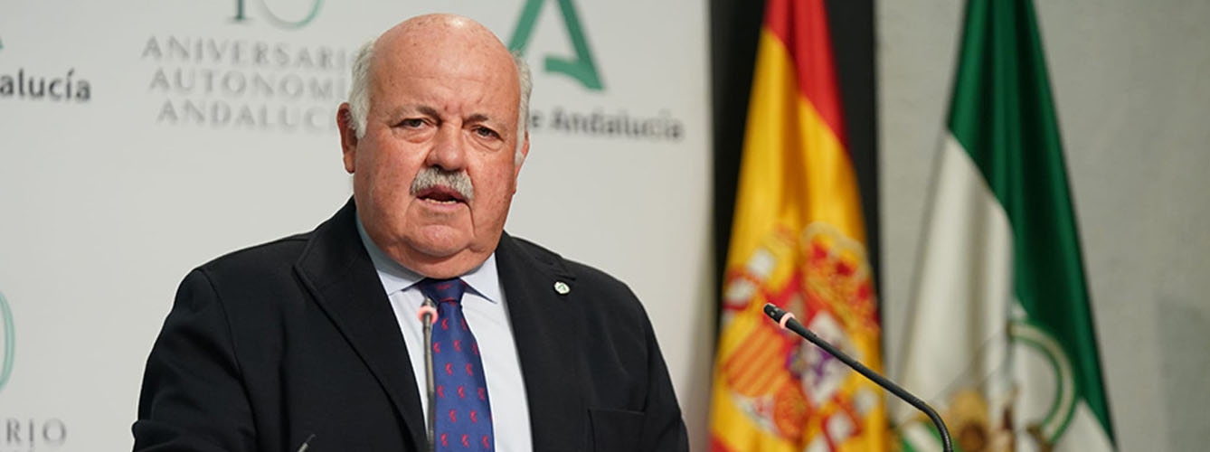 Jesús Aguirre, consejero de Salud y Familias de Andalucía.
