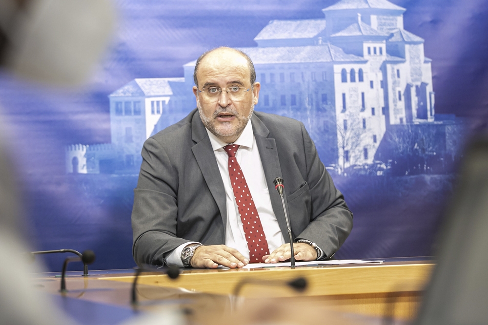 El vicepresidente de Castilla-La Mancha, José Luis Martínez Guijarro.