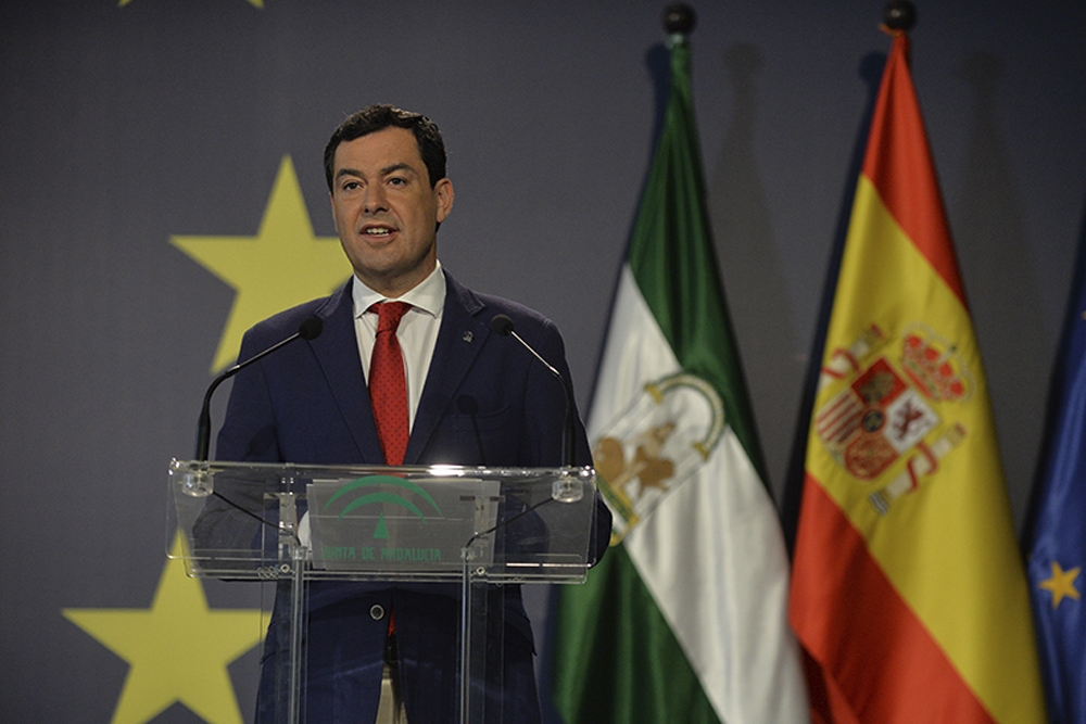Juanma Moreno, presidente de Andalucía.