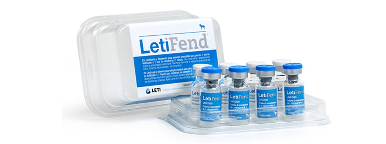 LetiFend® ha sido la primera vacuna creada a través de tecnología ADN recombinante contra la leishmaniosis canina en Europa.