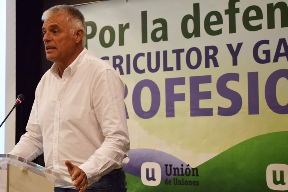 Luis Cortés, coordinador de Unión de Uniones de Agricultores y Ganaderos.