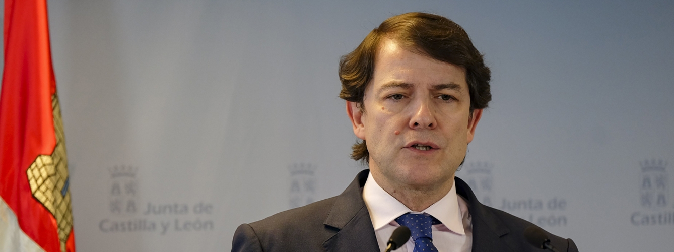 Alfonso Fernández Mañueco, presidente de la Junta de Castilla y León.