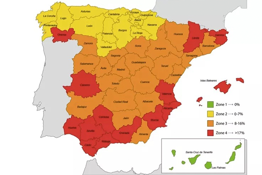 Seroprevalencia de Leishmania infantum en perros en España.