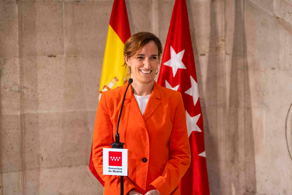 Mónica García, portavoz de Más Madrid.