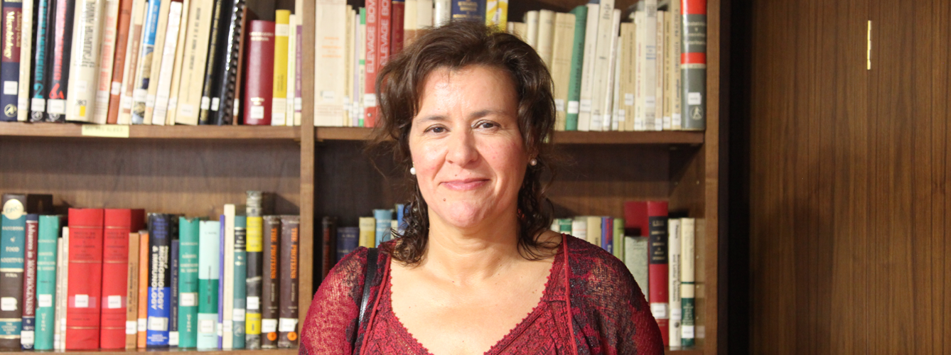 Ana María López Pombo, actual presidenta del Colegio de Veterinarios de Lugo.
