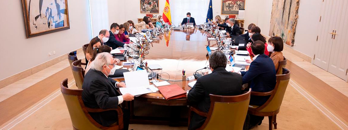 Imagen del último Consejo de Ministros.