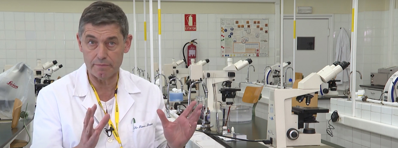 José María Eiros, médico, catedrático de Microbiología y director del Centro Nacional de Gripe de Valladolid.