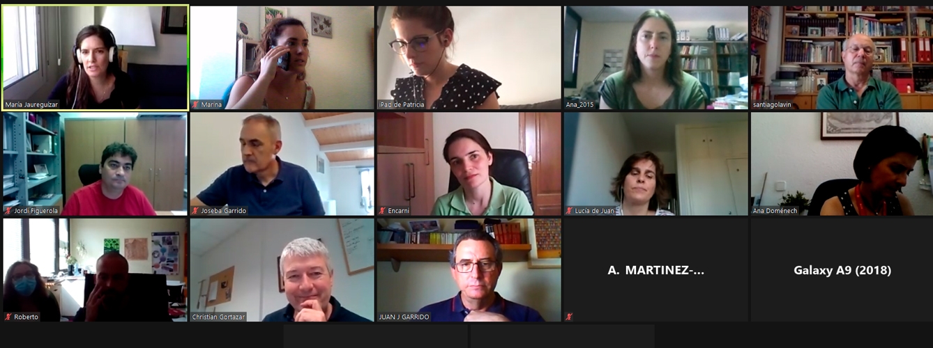 Imagen de la última reunión de los miembros de la Red de Investigación de Sanidad Animal.