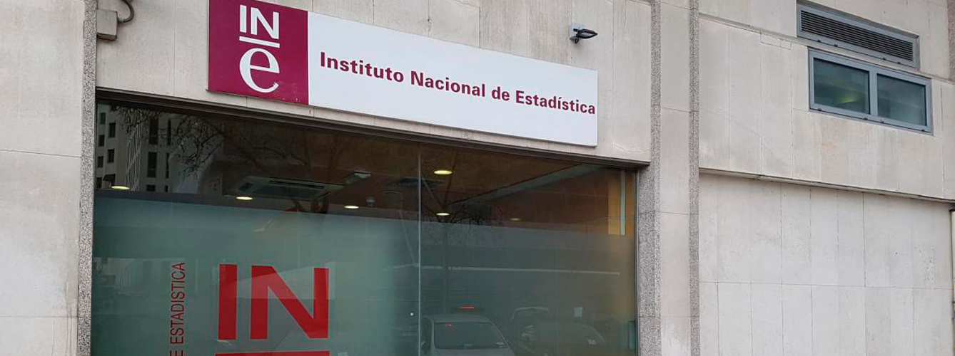 Fachada del Instituto Nacional de Estadística.