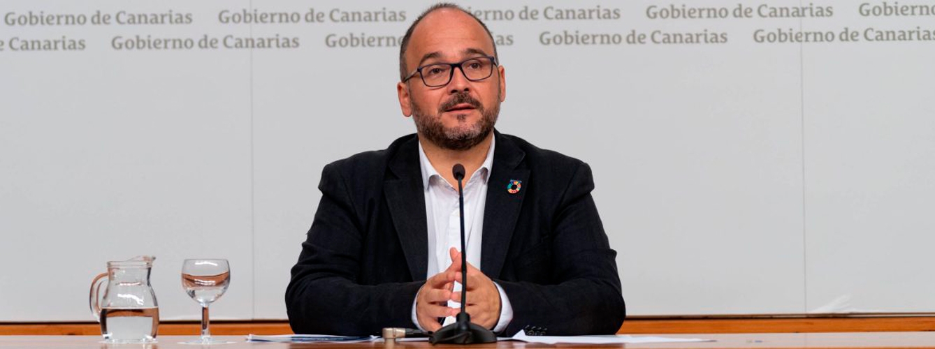 José Antonio Valbuena, consejero de Transición Ecológica, Lucha contra el Cambio Climático y Planificación Territorial de Canarias.